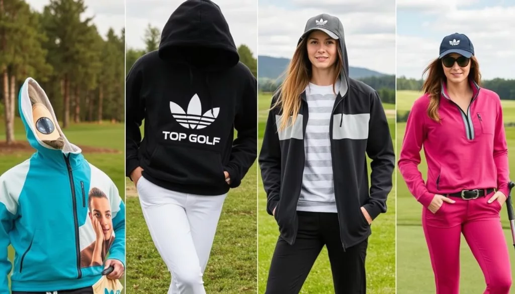 layering golf apparel