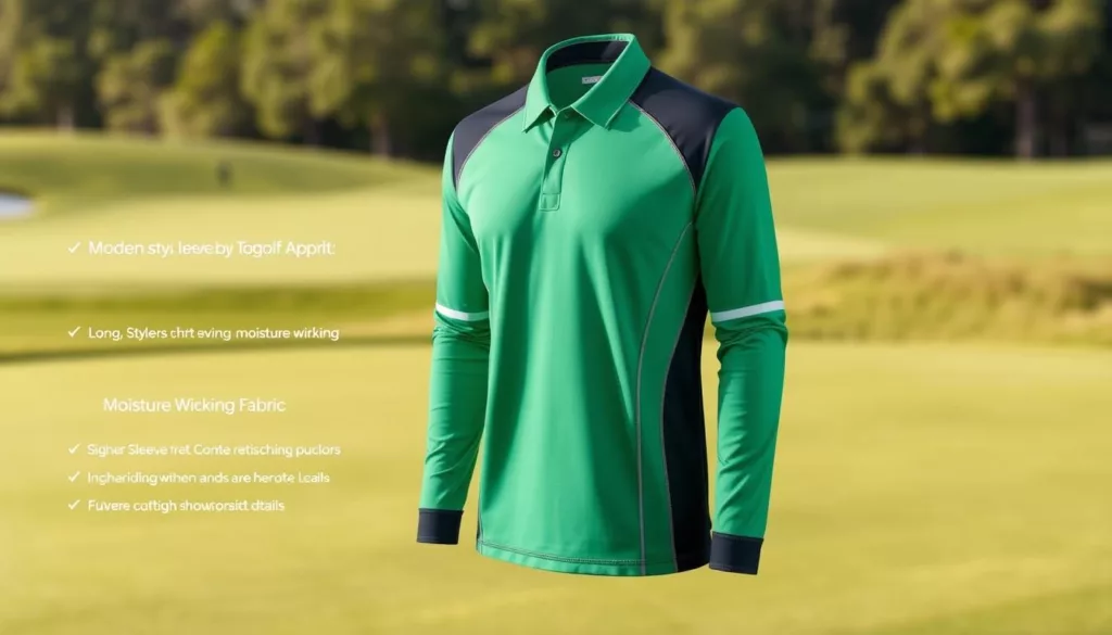 long sleeve golf shirt