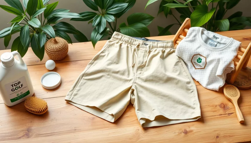 maintaining eco-friendly shorts