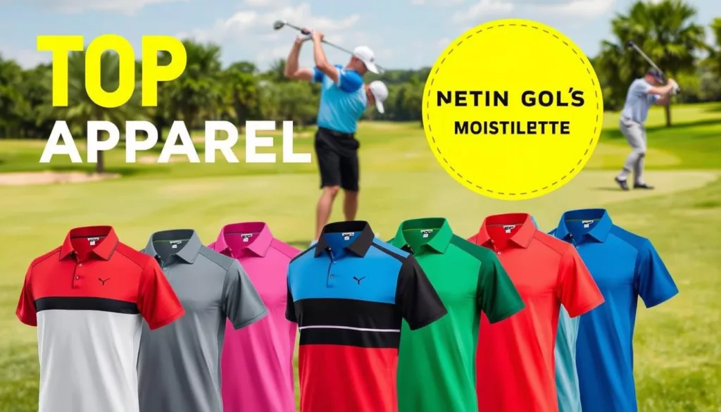 moisture-wicking golf shirts