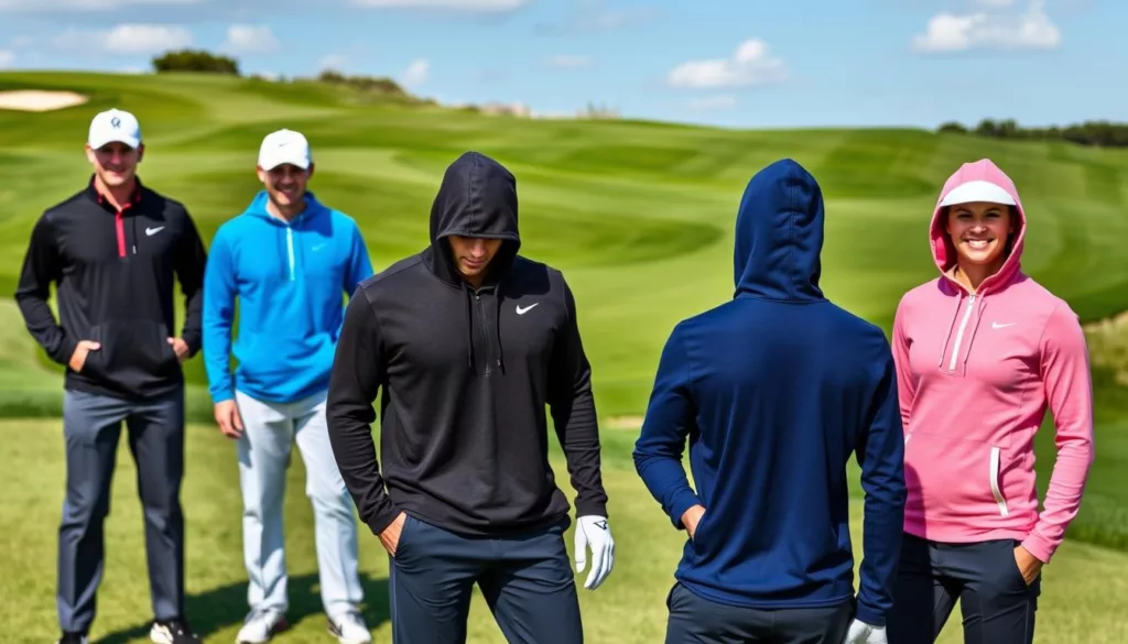 performance golf outerwear