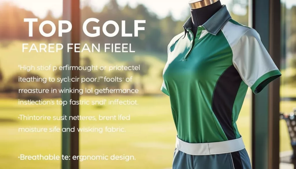 performance golf wear