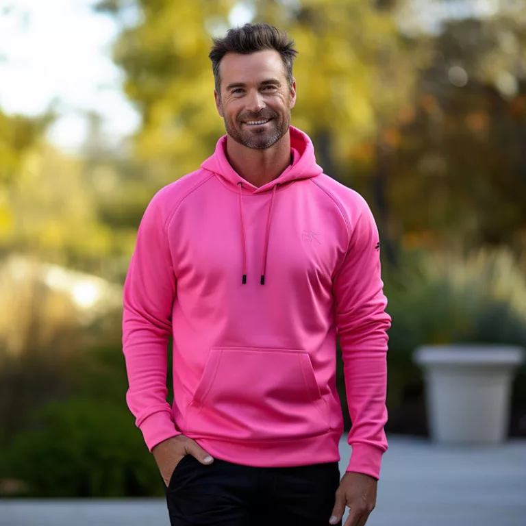 pink golf hoodies A