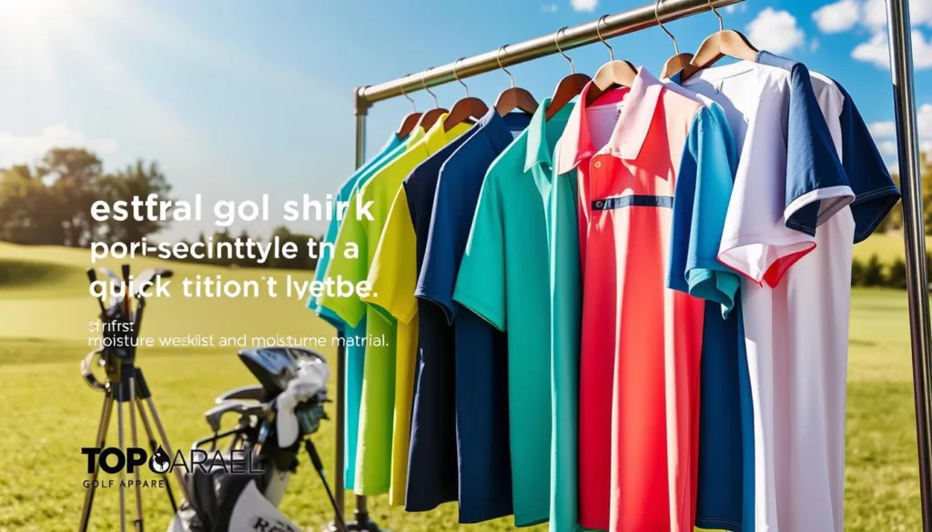 quick-dry golf clothing