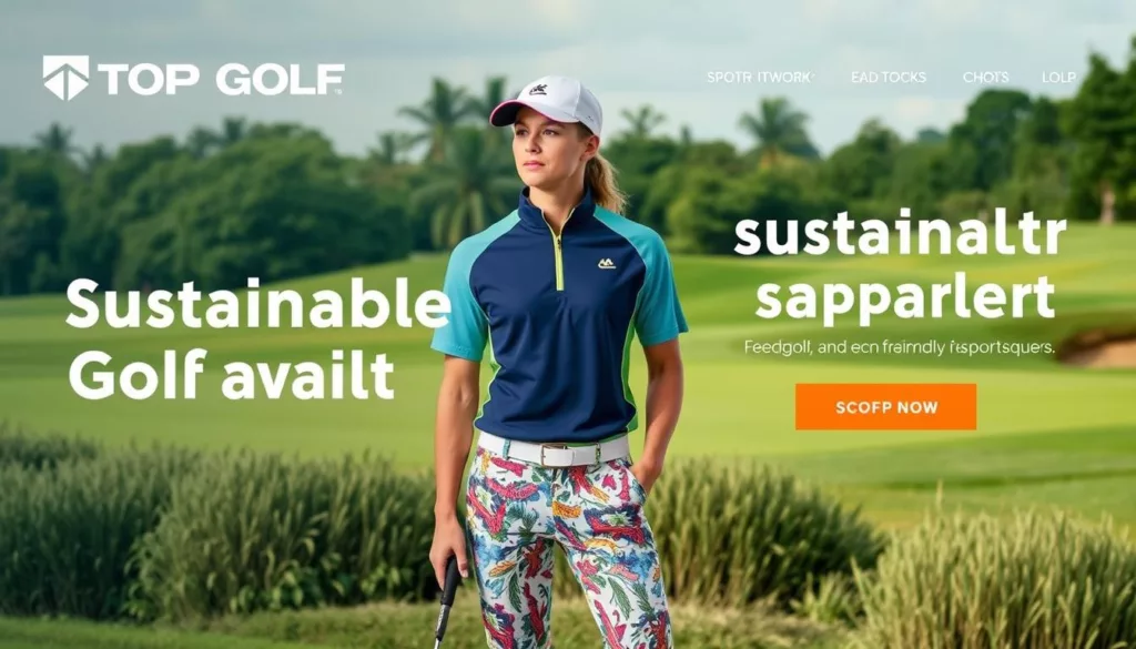 sustainable golf apparel