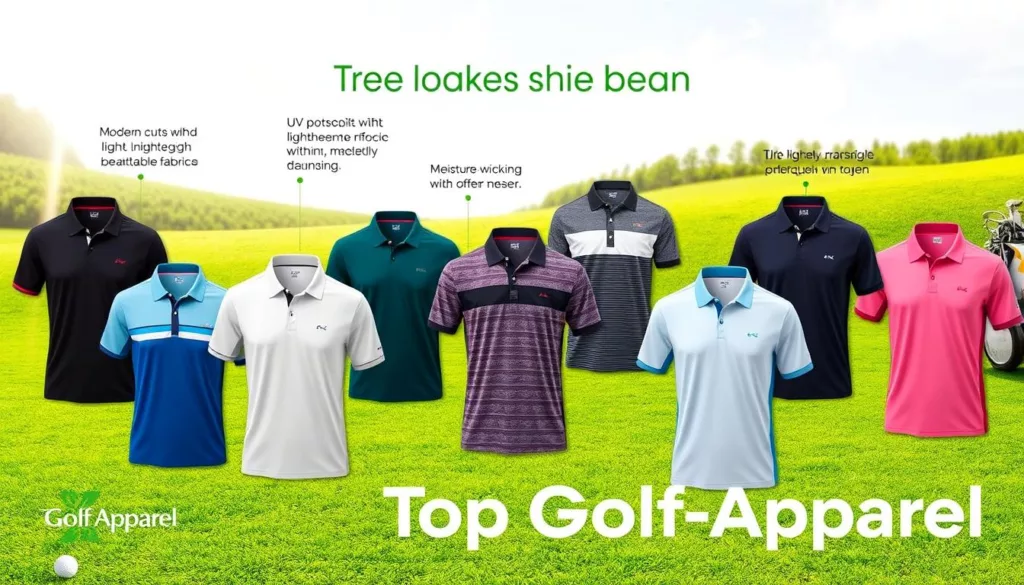 types of anti-microbial golf shirts