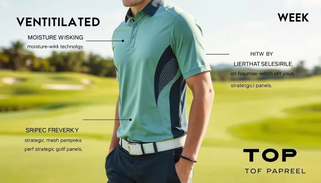 ventilated golf wear